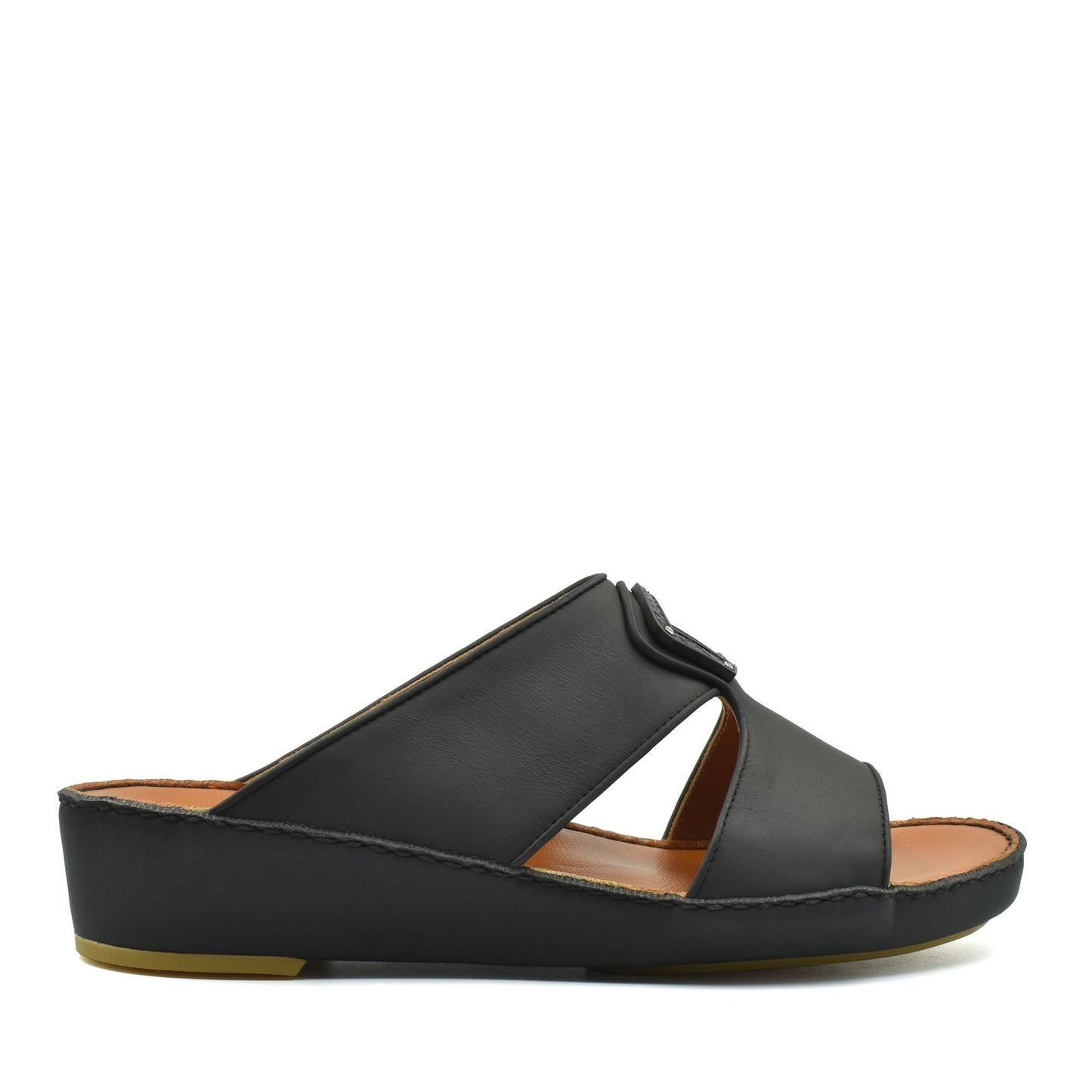 Black Peninsula Taglio sandals with wedge heel and open toe design for comfortable wear