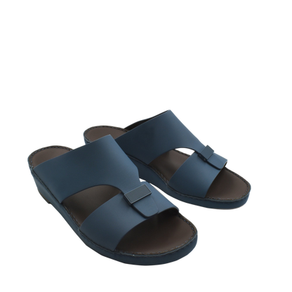 Blue Cerchio Gomato sandals with wide straps and cushioned footbed for comfortable wear
