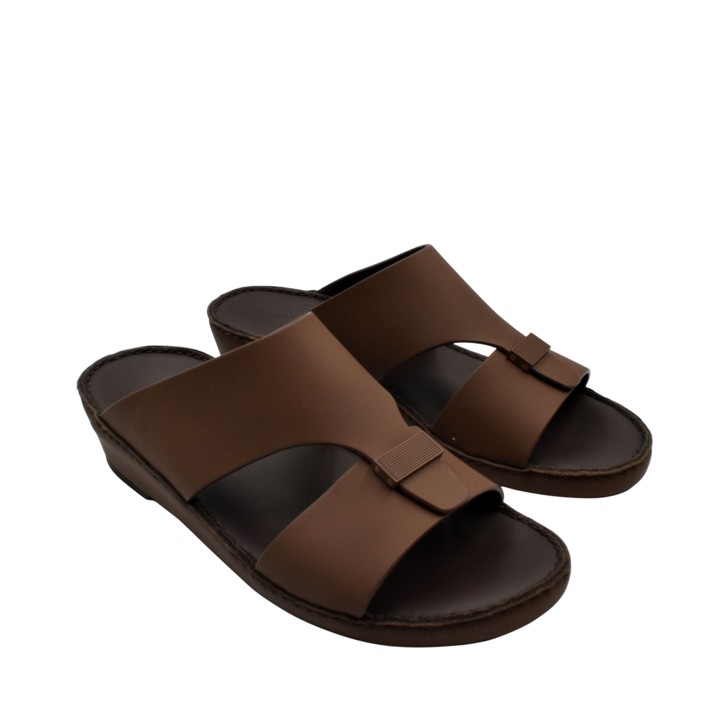 Brown Cerchio Gomato sandals with wide straps and open toe design for casual comfort