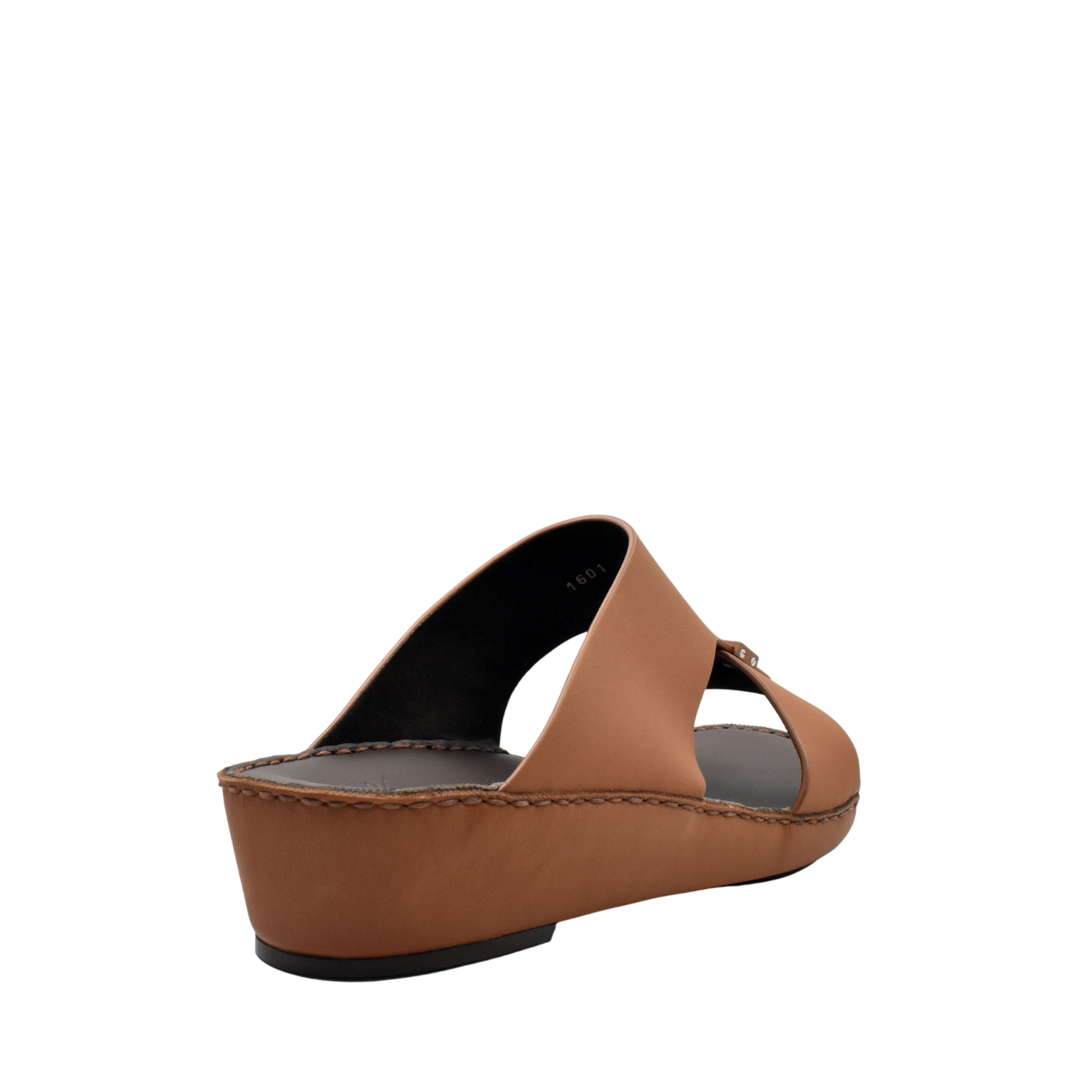 Brown Cerchio Gomato sandals with wedge heel and open toe design from Private collection
