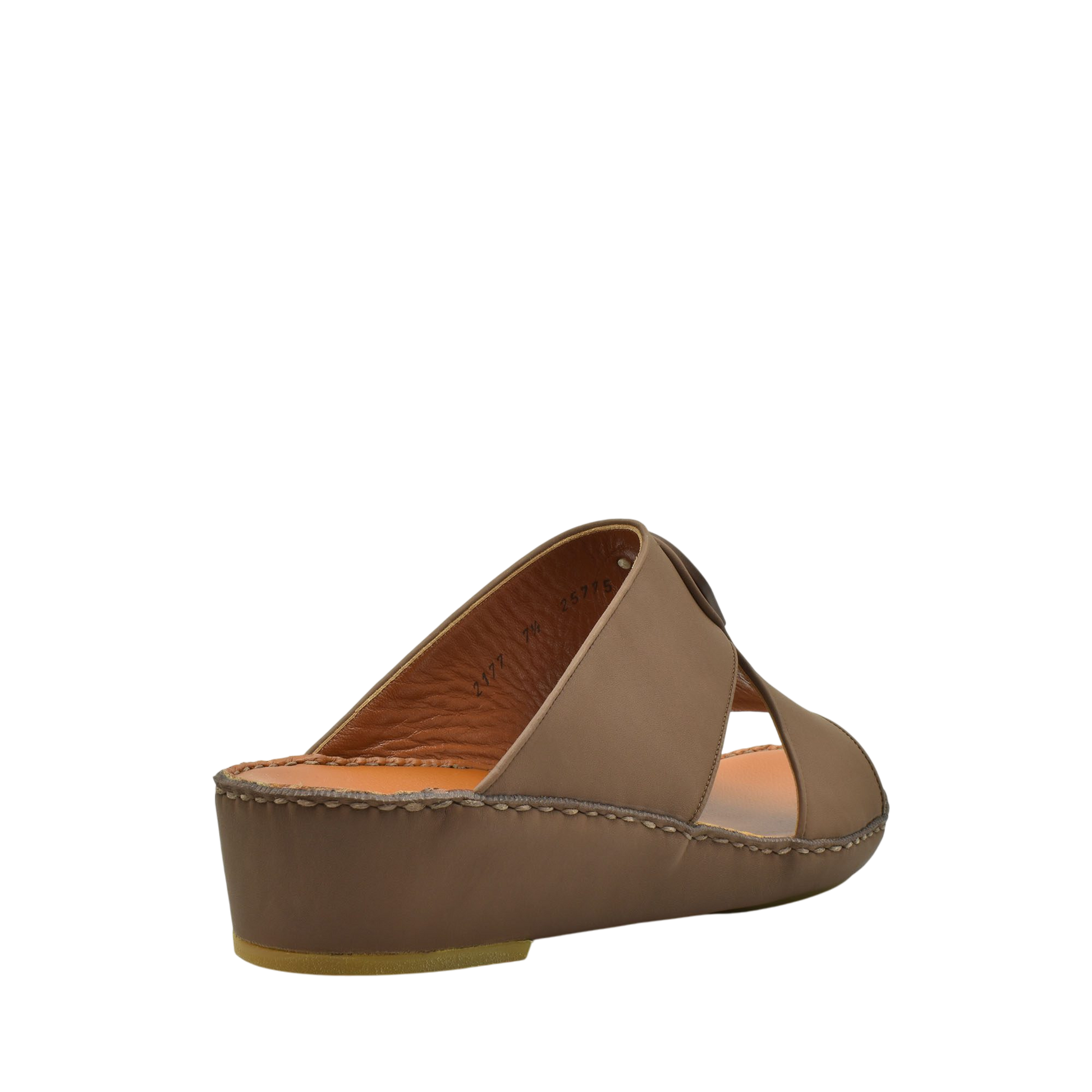 Brown Peninsula Taglio sandals with cushioned wedge heel and open toe design