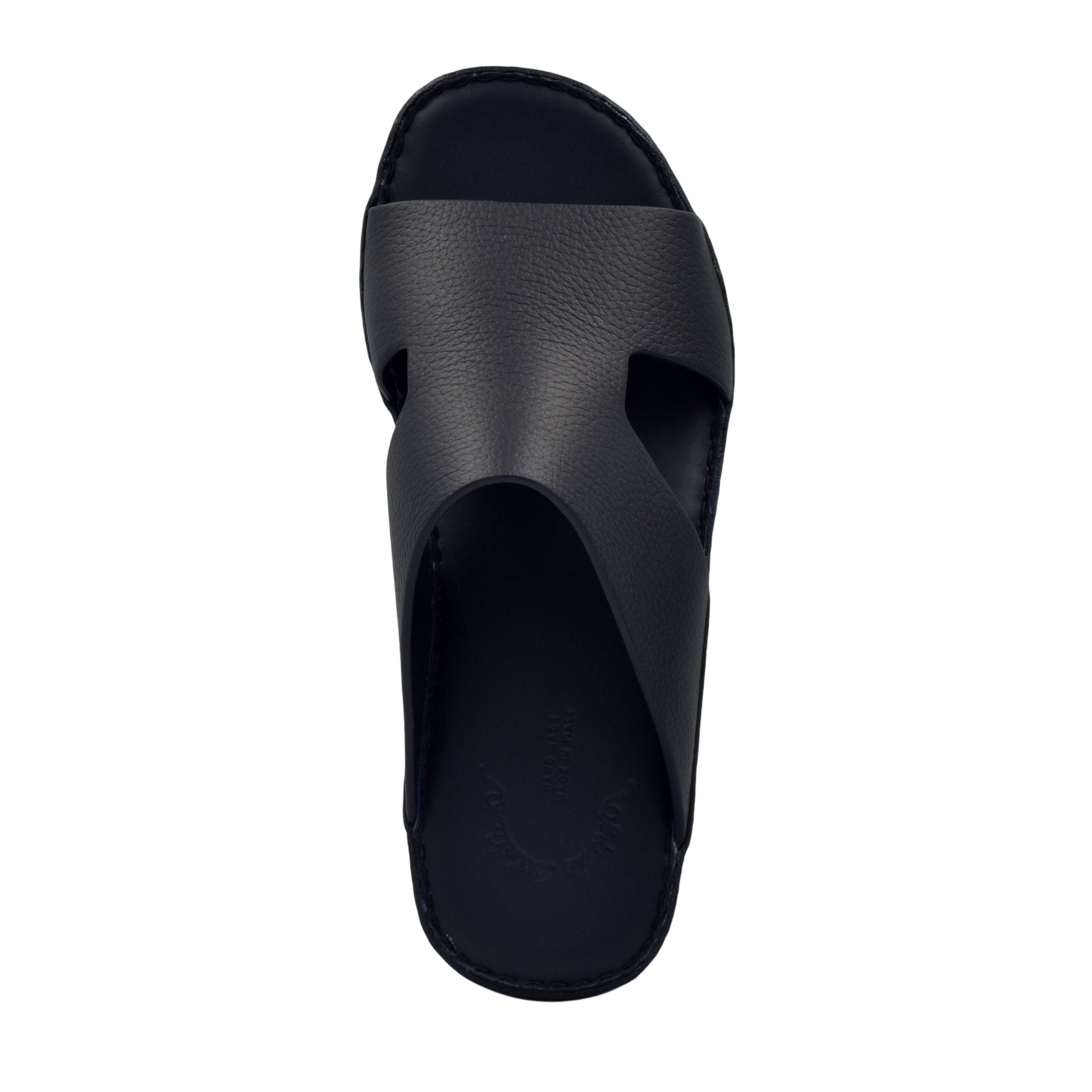 Black Private Collection Western leather sandals with wide crisscross strap design